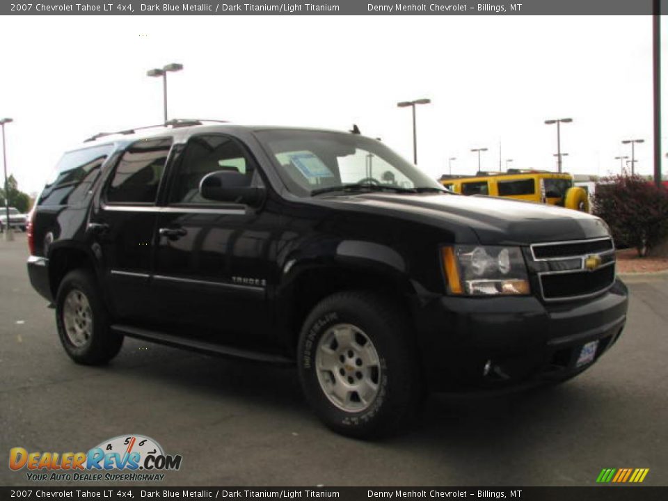 2007 Chevrolet Tahoe LT 4x4 Dark Blue Metallic / Dark Titanium/Light Titanium Photo #3