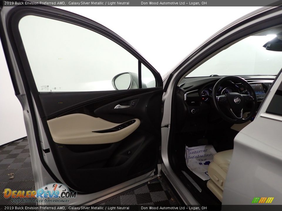 2019 Buick Envision Preferred AWD Galaxy Silver Metallic / Light Neutral Photo #12