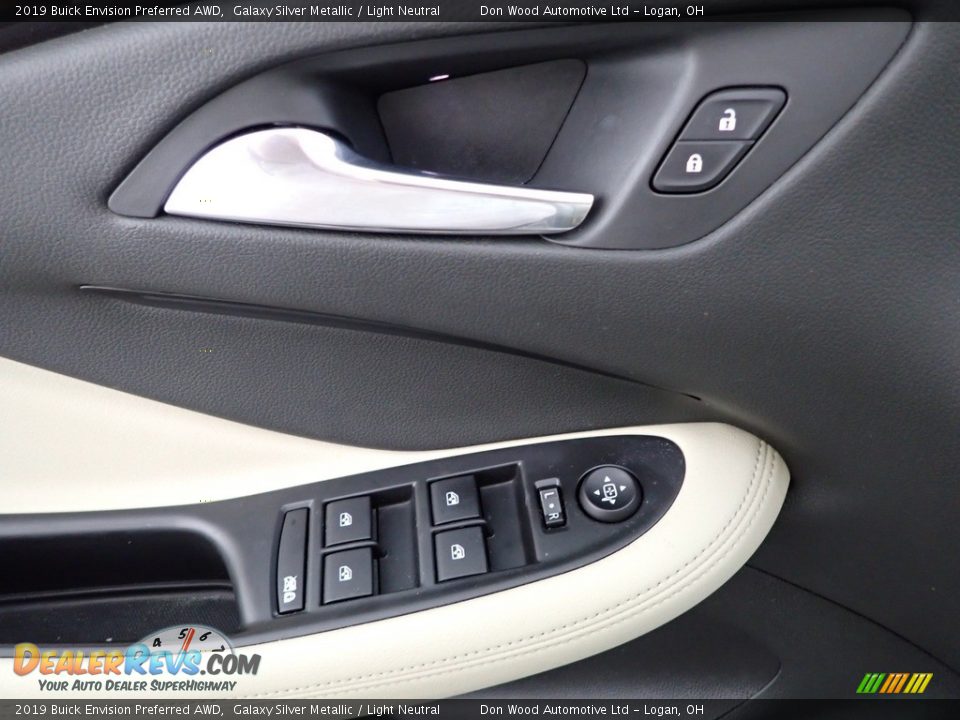 2019 Buick Envision Preferred AWD Galaxy Silver Metallic / Light Neutral Photo #13