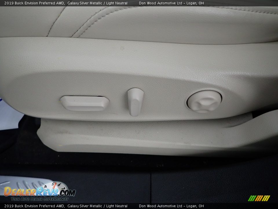 2019 Buick Envision Preferred AWD Galaxy Silver Metallic / Light Neutral Photo #14