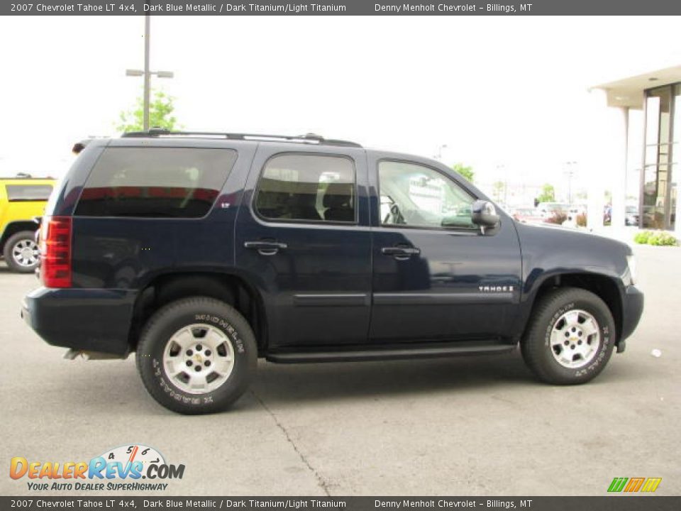 2007 Chevrolet Tahoe LT 4x4 Dark Blue Metallic / Dark Titanium/Light Titanium Photo #4