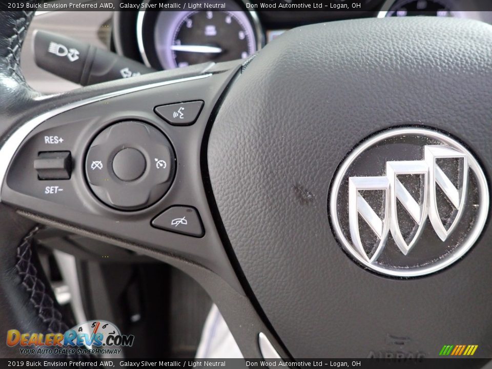 2019 Buick Envision Preferred AWD Galaxy Silver Metallic / Light Neutral Photo #17