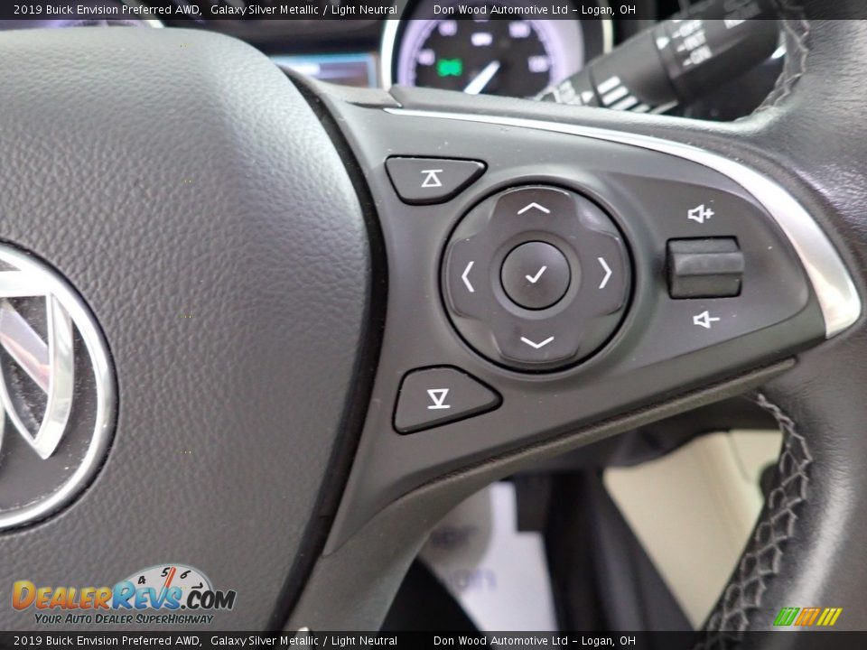 2019 Buick Envision Preferred AWD Galaxy Silver Metallic / Light Neutral Photo #18