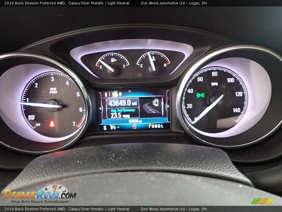 2019 Buick Envision Preferred AWD Galaxy Silver Metallic / Light Neutral Photo #19