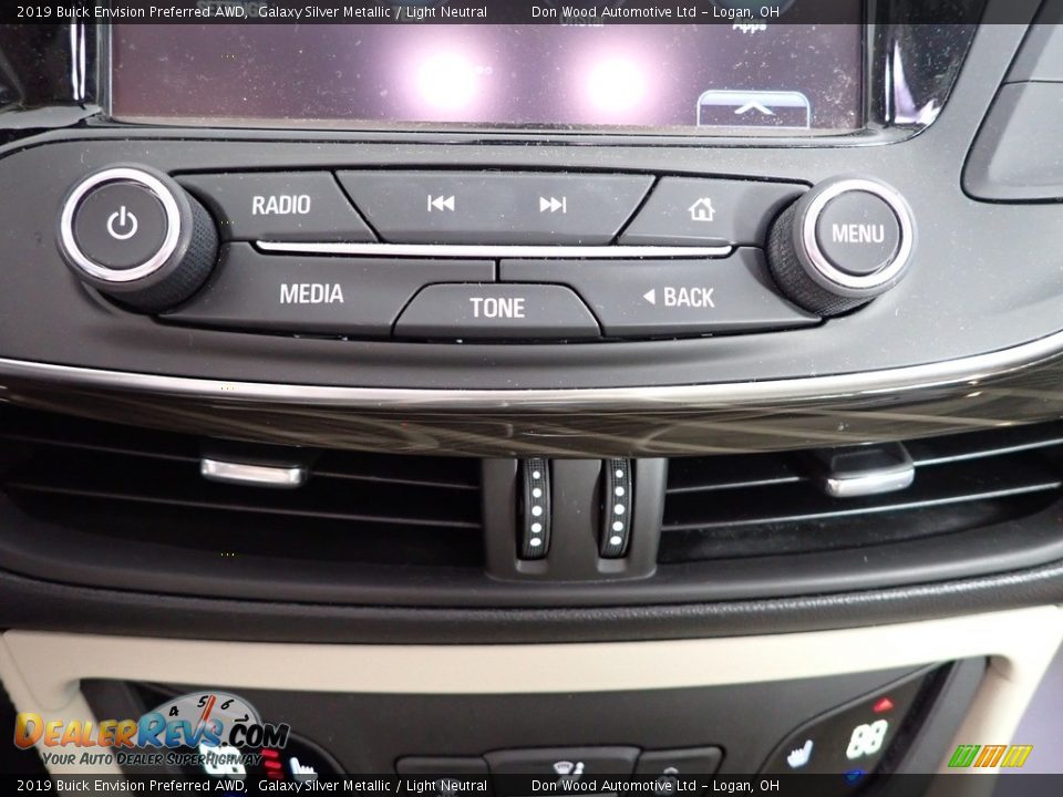 2019 Buick Envision Preferred AWD Galaxy Silver Metallic / Light Neutral Photo #20
