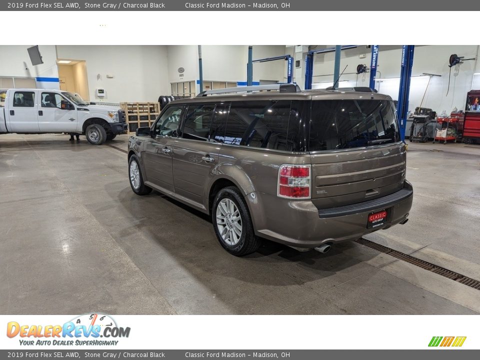 2019 Ford Flex SEL AWD Stone Gray / Charcoal Black Photo #3