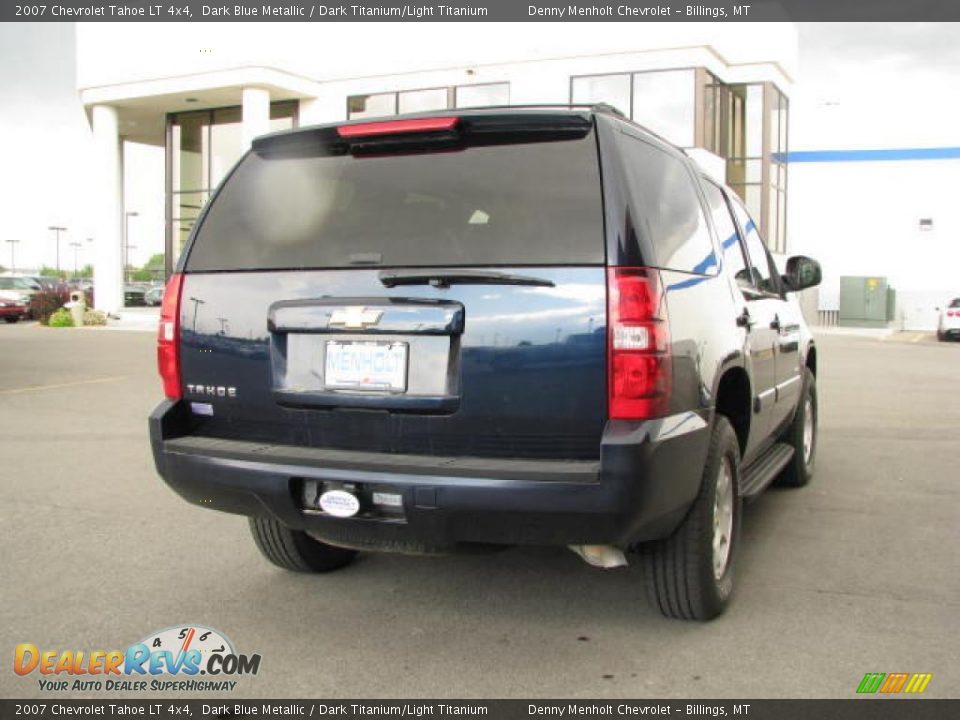 2007 Chevrolet Tahoe LT 4x4 Dark Blue Metallic / Dark Titanium/Light Titanium Photo #5