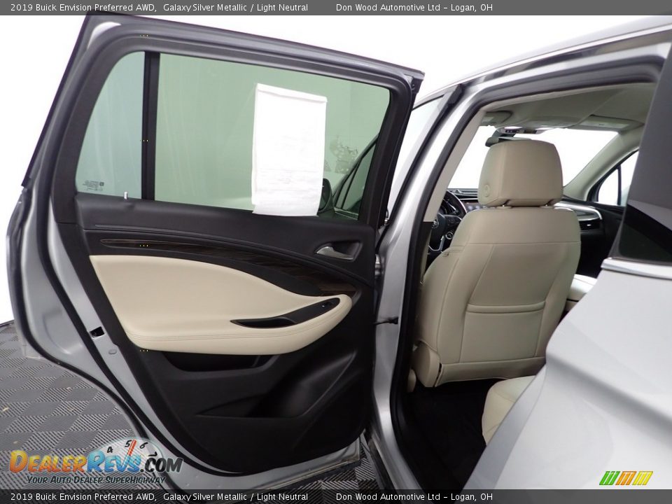 2019 Buick Envision Preferred AWD Galaxy Silver Metallic / Light Neutral Photo #24