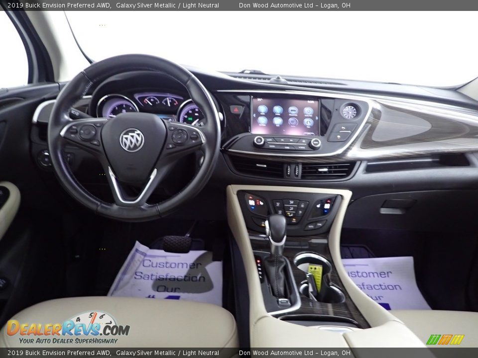 2019 Buick Envision Preferred AWD Galaxy Silver Metallic / Light Neutral Photo #26