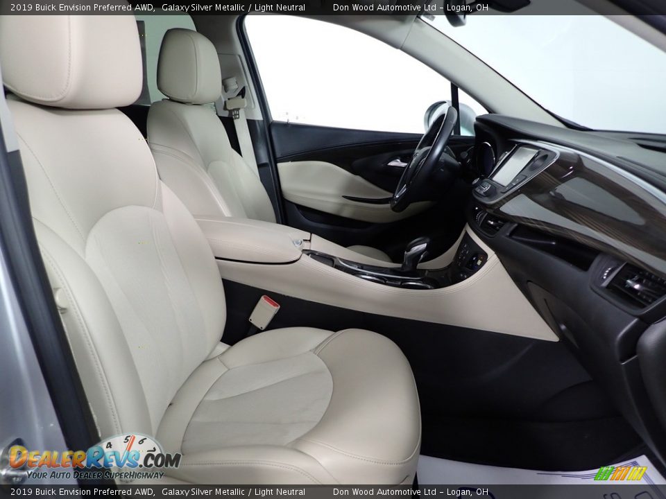 2019 Buick Envision Preferred AWD Galaxy Silver Metallic / Light Neutral Photo #28