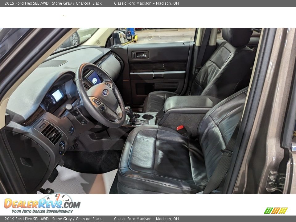 2019 Ford Flex SEL AWD Stone Gray / Charcoal Black Photo #10