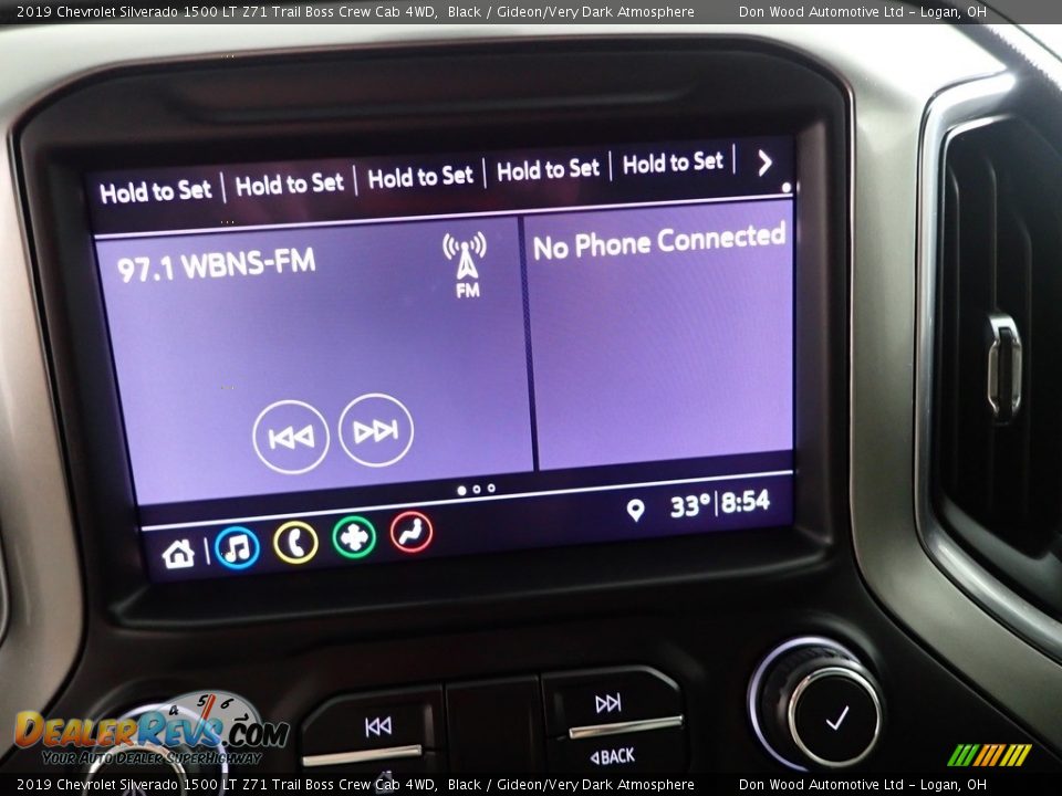 2019 Chevrolet Silverado 1500 LT Z71 Trail Boss Crew Cab 4WD Black / Gideon/Very Dark Atmosphere Photo #2