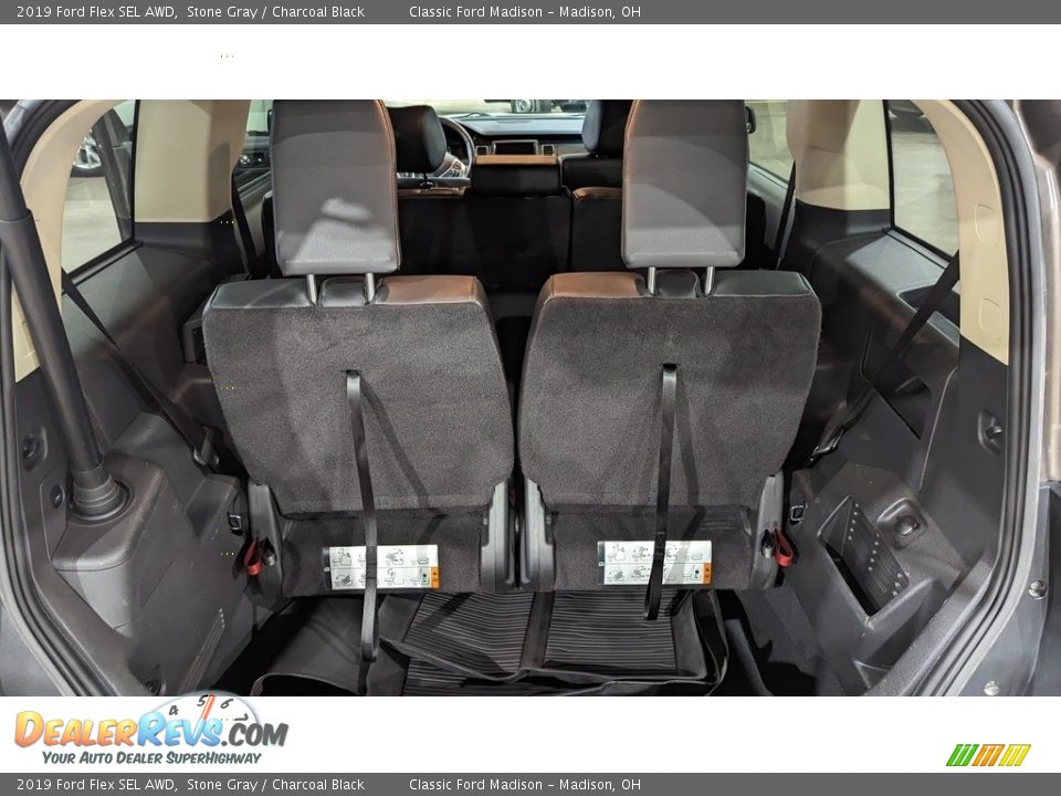 2019 Ford Flex SEL AWD Stone Gray / Charcoal Black Photo #18