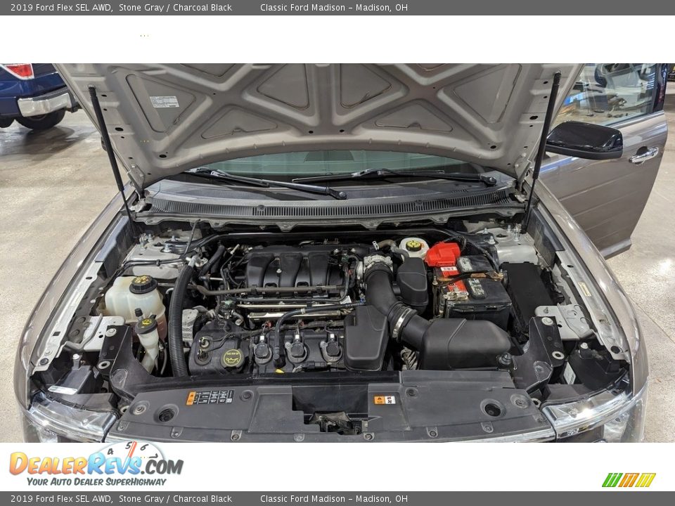 2019 Ford Flex SEL AWD Stone Gray / Charcoal Black Photo #20