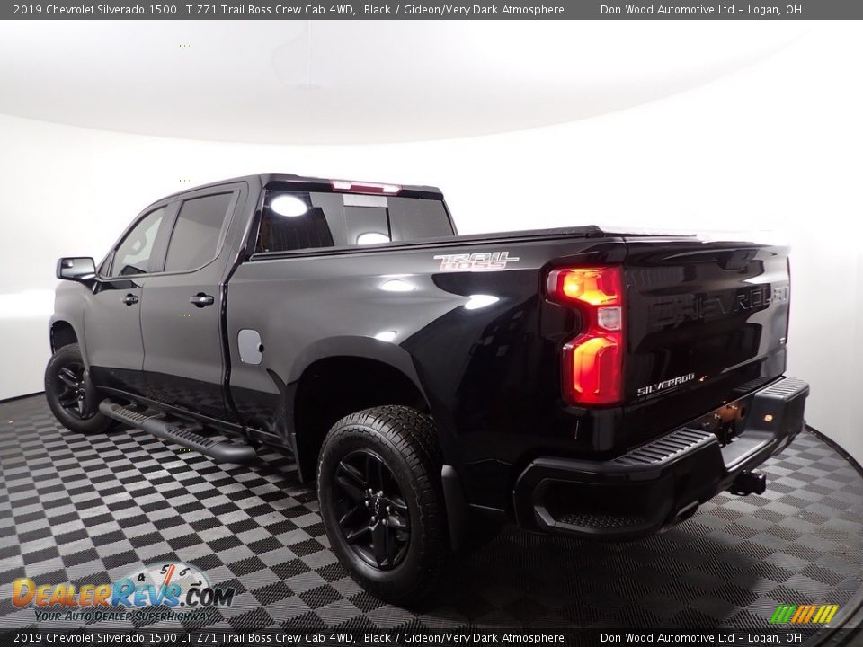 2019 Chevrolet Silverado 1500 LT Z71 Trail Boss Crew Cab 4WD Black / Gideon/Very Dark Atmosphere Photo #7