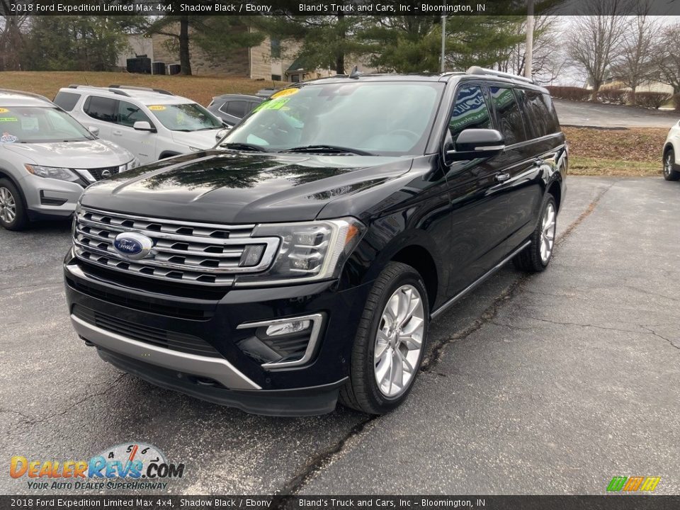 2018 Ford Expedition Limited Max 4x4 Shadow Black / Ebony Photo #2