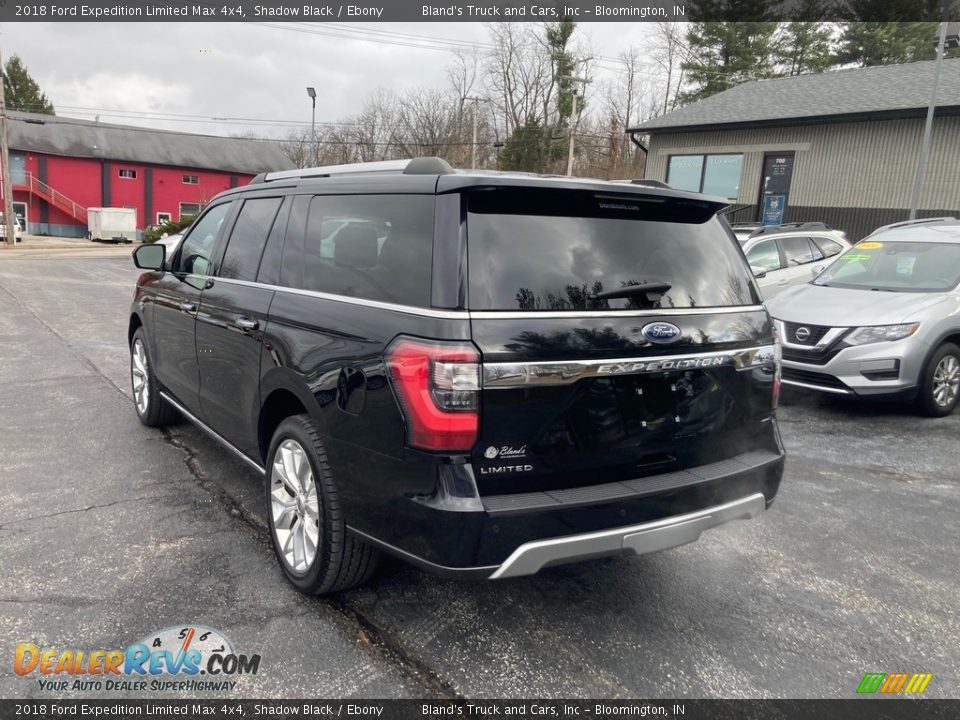 2018 Ford Expedition Limited Max 4x4 Shadow Black / Ebony Photo #3