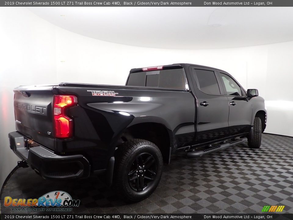 2019 Chevrolet Silverado 1500 LT Z71 Trail Boss Crew Cab 4WD Black / Gideon/Very Dark Atmosphere Photo #11