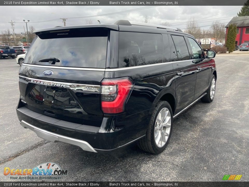 2018 Ford Expedition Limited Max 4x4 Shadow Black / Ebony Photo #5