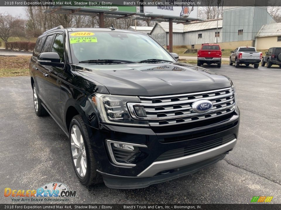 2018 Ford Expedition Limited Max 4x4 Shadow Black / Ebony Photo #6