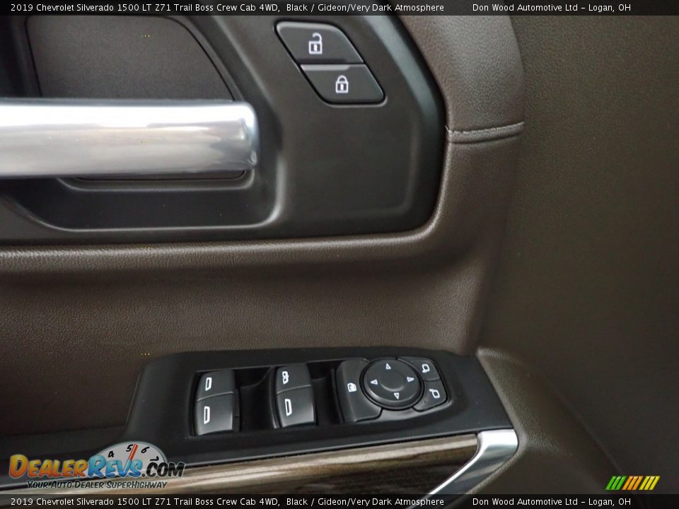 2019 Chevrolet Silverado 1500 LT Z71 Trail Boss Crew Cab 4WD Black / Gideon/Very Dark Atmosphere Photo #13