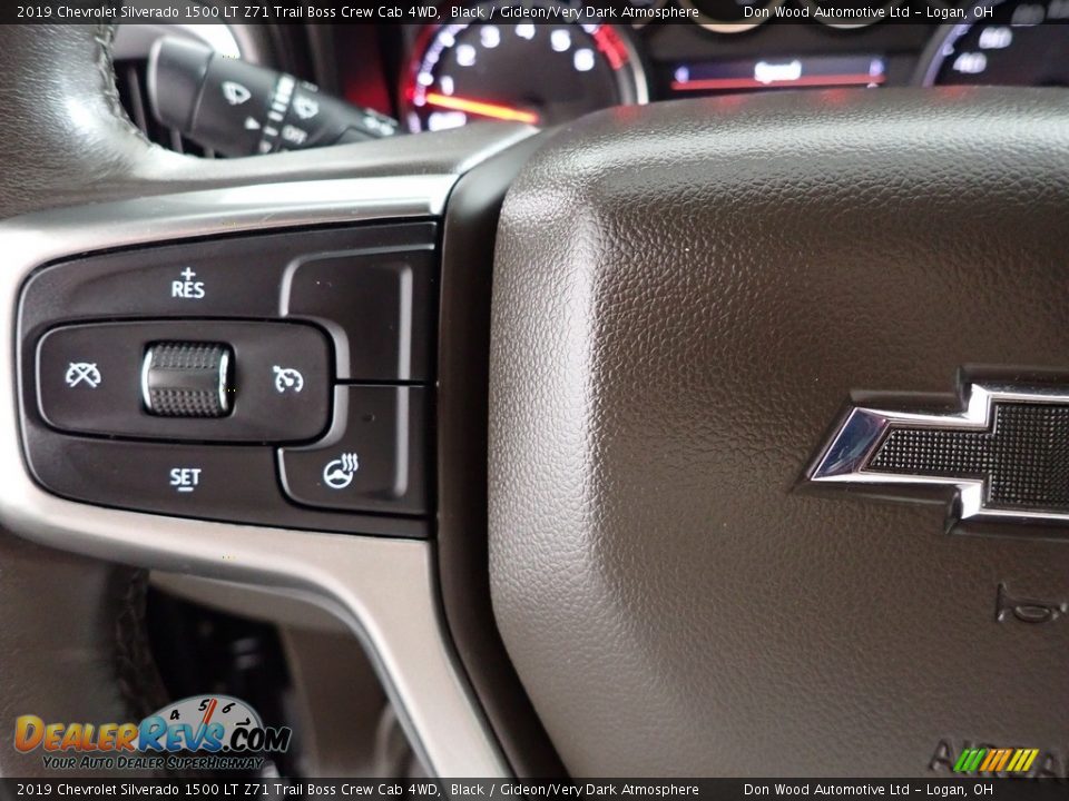 2019 Chevrolet Silverado 1500 LT Z71 Trail Boss Crew Cab 4WD Black / Gideon/Very Dark Atmosphere Photo #17