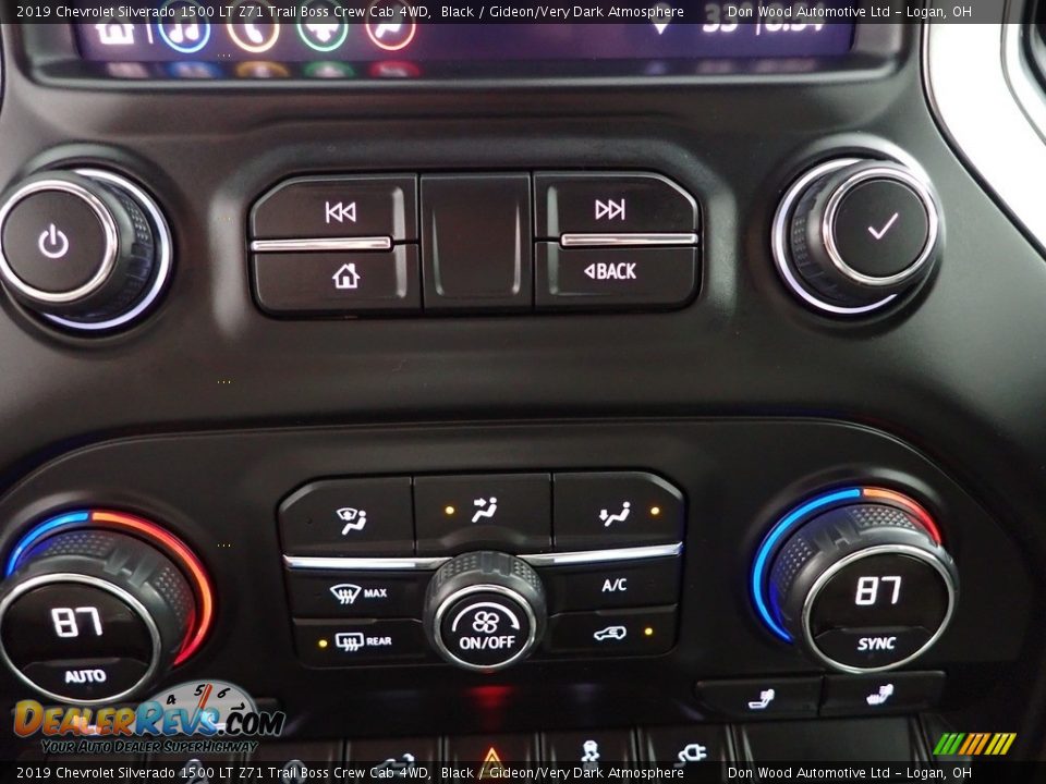 2019 Chevrolet Silverado 1500 LT Z71 Trail Boss Crew Cab 4WD Black / Gideon/Very Dark Atmosphere Photo #20