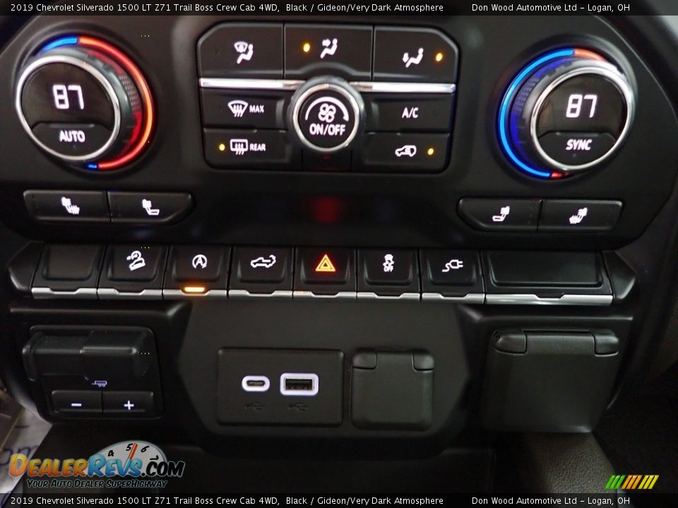 2019 Chevrolet Silverado 1500 LT Z71 Trail Boss Crew Cab 4WD Black / Gideon/Very Dark Atmosphere Photo #21