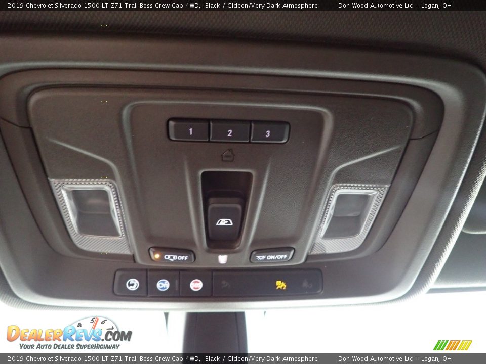 2019 Chevrolet Silverado 1500 LT Z71 Trail Boss Crew Cab 4WD Black / Gideon/Very Dark Atmosphere Photo #23