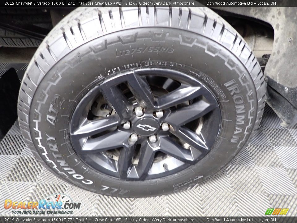 2019 Chevrolet Silverado 1500 LT Z71 Trail Boss Crew Cab 4WD Black / Gideon/Very Dark Atmosphere Photo #32