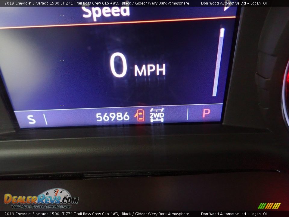 2019 Chevrolet Silverado 1500 LT Z71 Trail Boss Crew Cab 4WD Black / Gideon/Very Dark Atmosphere Photo #33