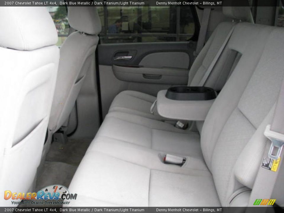 2007 Chevrolet Tahoe LT 4x4 Dark Blue Metallic / Dark Titanium/Light Titanium Photo #8
