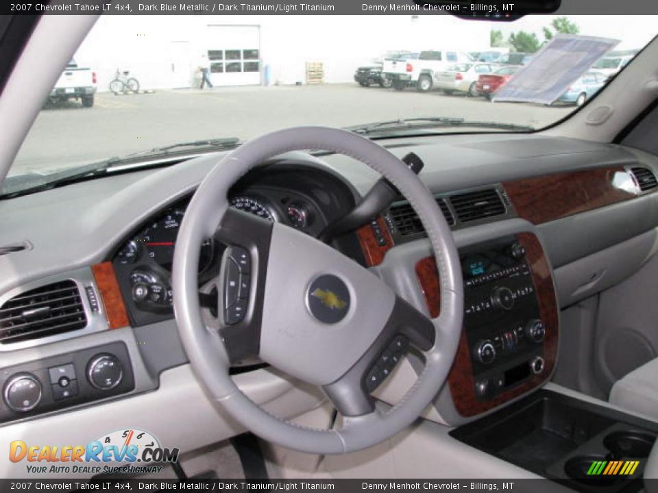 2007 Chevrolet Tahoe LT 4x4 Dark Blue Metallic / Dark Titanium/Light Titanium Photo #10