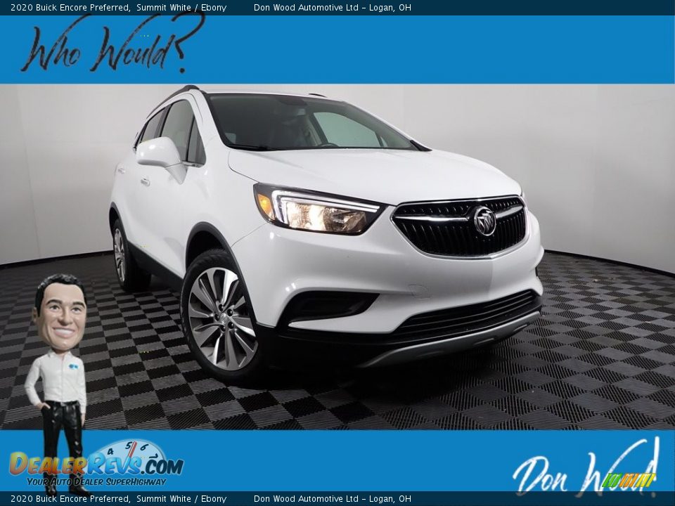 2020 Buick Encore Preferred Summit White / Ebony Photo #1