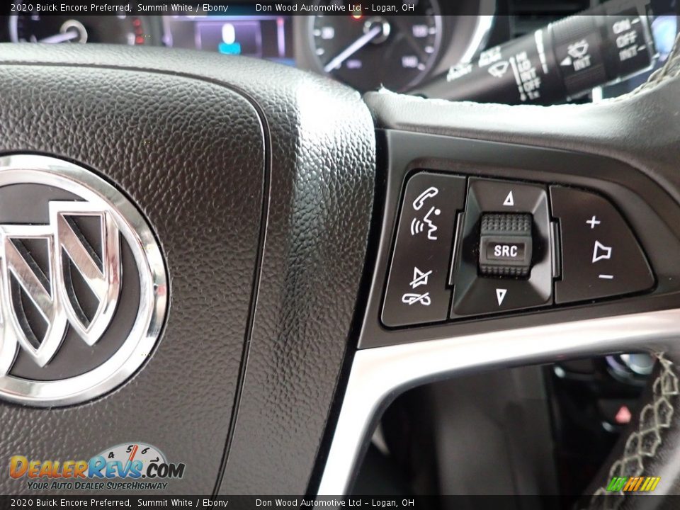 2020 Buick Encore Preferred Summit White / Ebony Photo #17