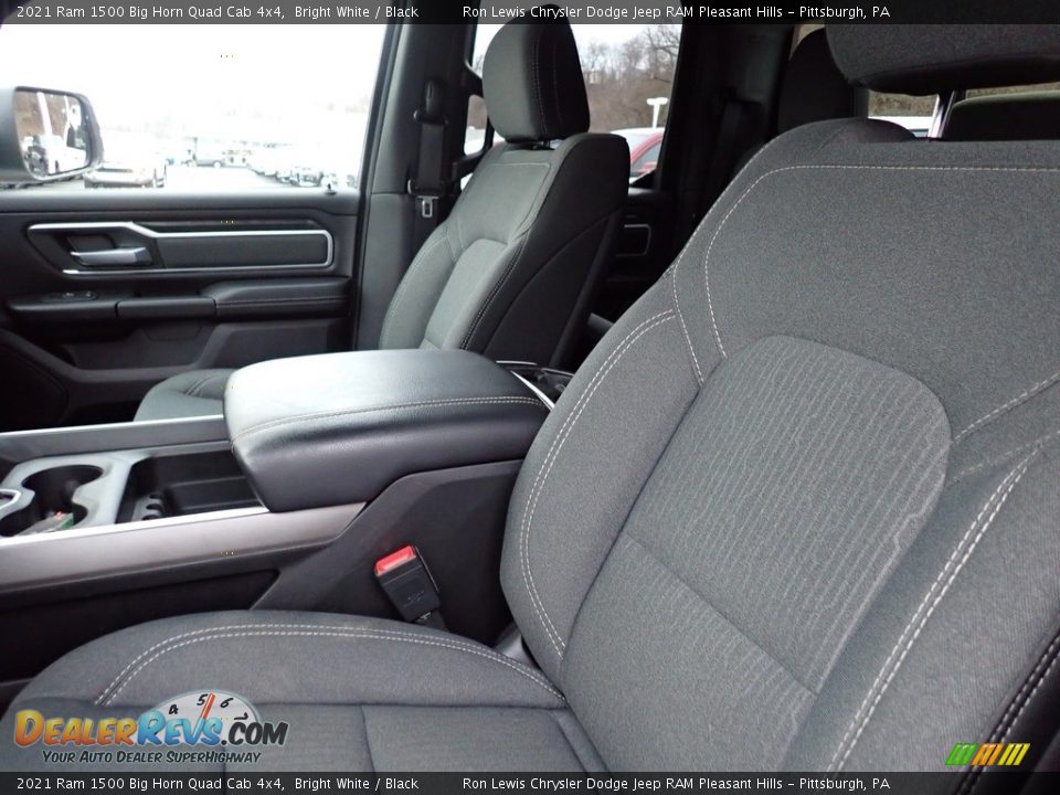 Front Seat of 2021 Ram 1500 Big Horn Quad Cab 4x4 Photo #11