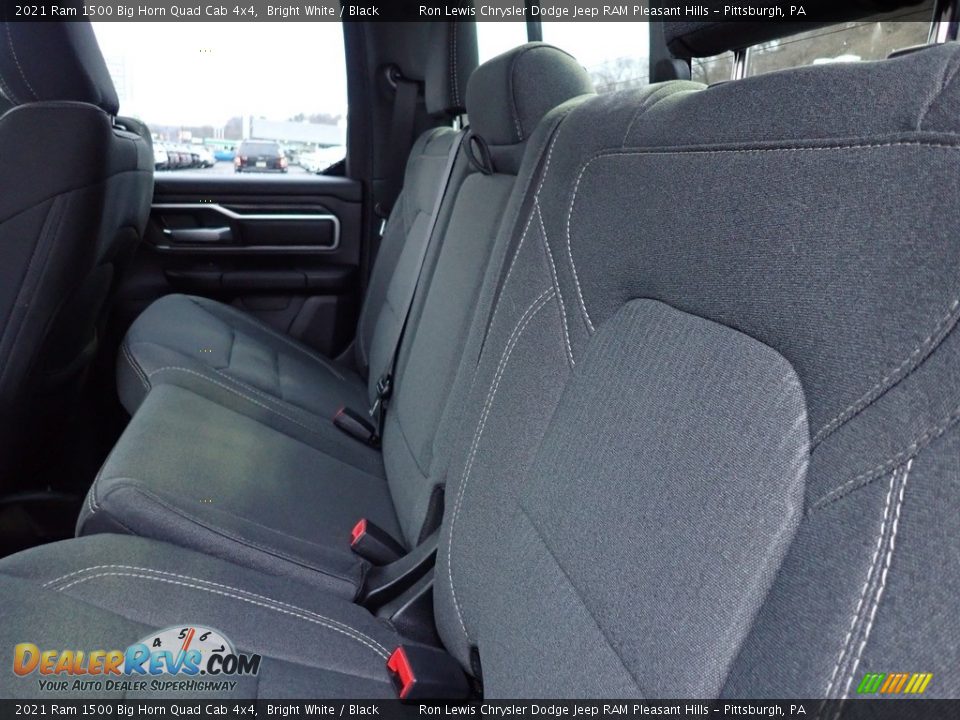 Rear Seat of 2021 Ram 1500 Big Horn Quad Cab 4x4 Photo #12