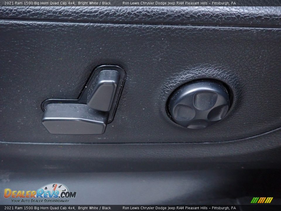 2021 Ram 1500 Big Horn Quad Cab 4x4 Bright White / Black Photo #16