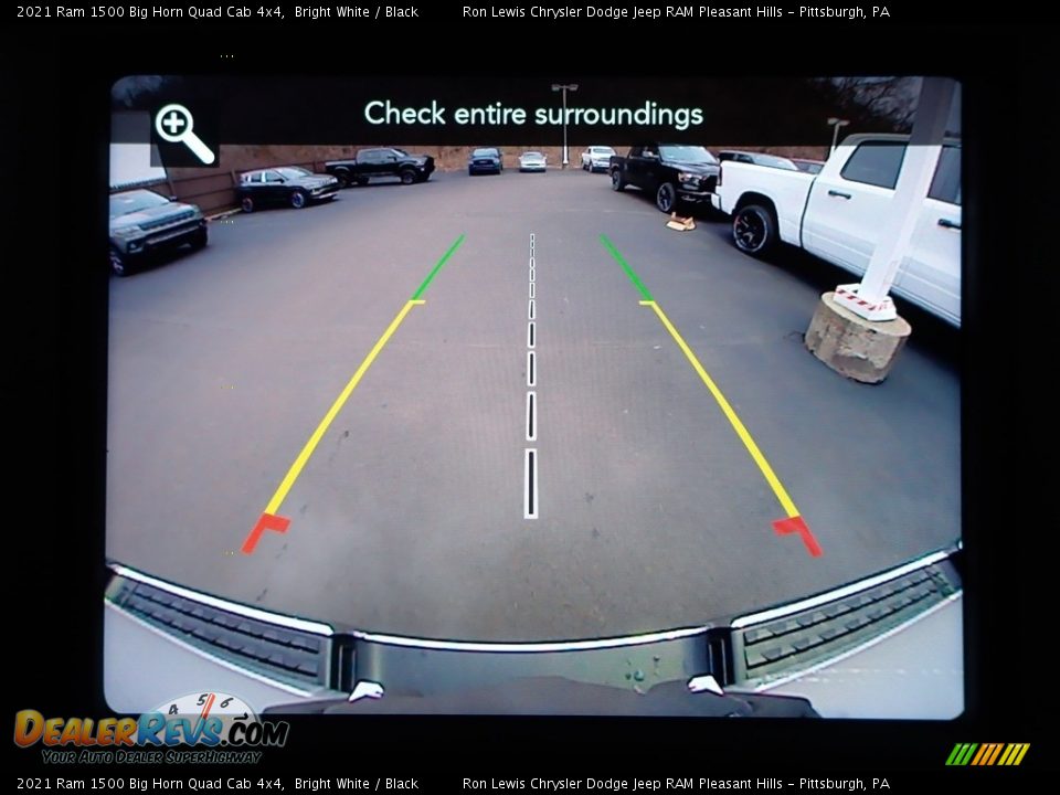 2021 Ram 1500 Big Horn Quad Cab 4x4 Bright White / Black Photo #18