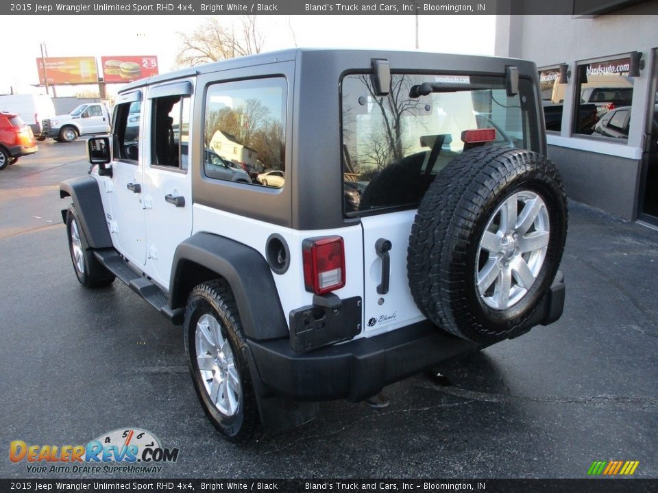 2015 Jeep Wrangler Unlimited Sport RHD 4x4 Bright White / Black Photo #3