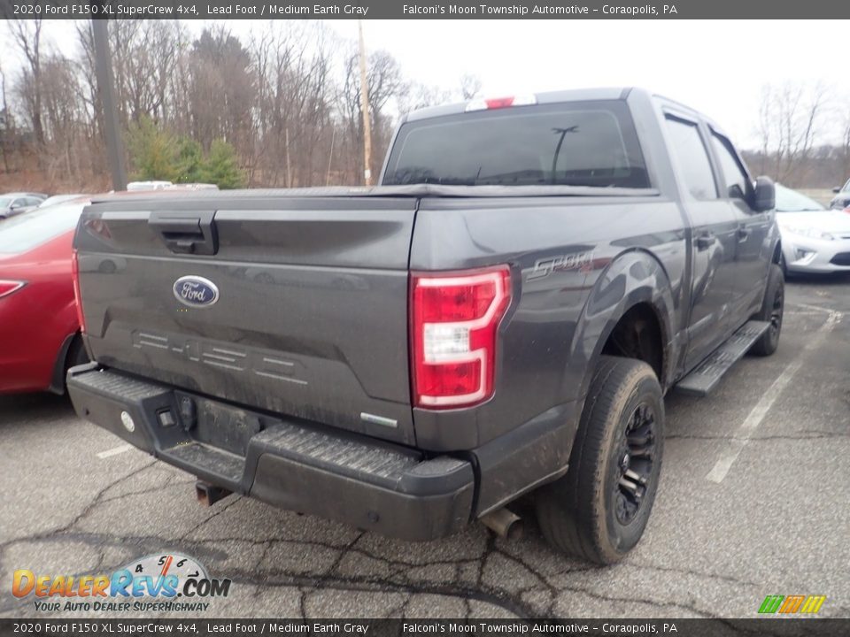 2020 Ford F150 XL SuperCrew 4x4 Lead Foot / Medium Earth Gray Photo #4