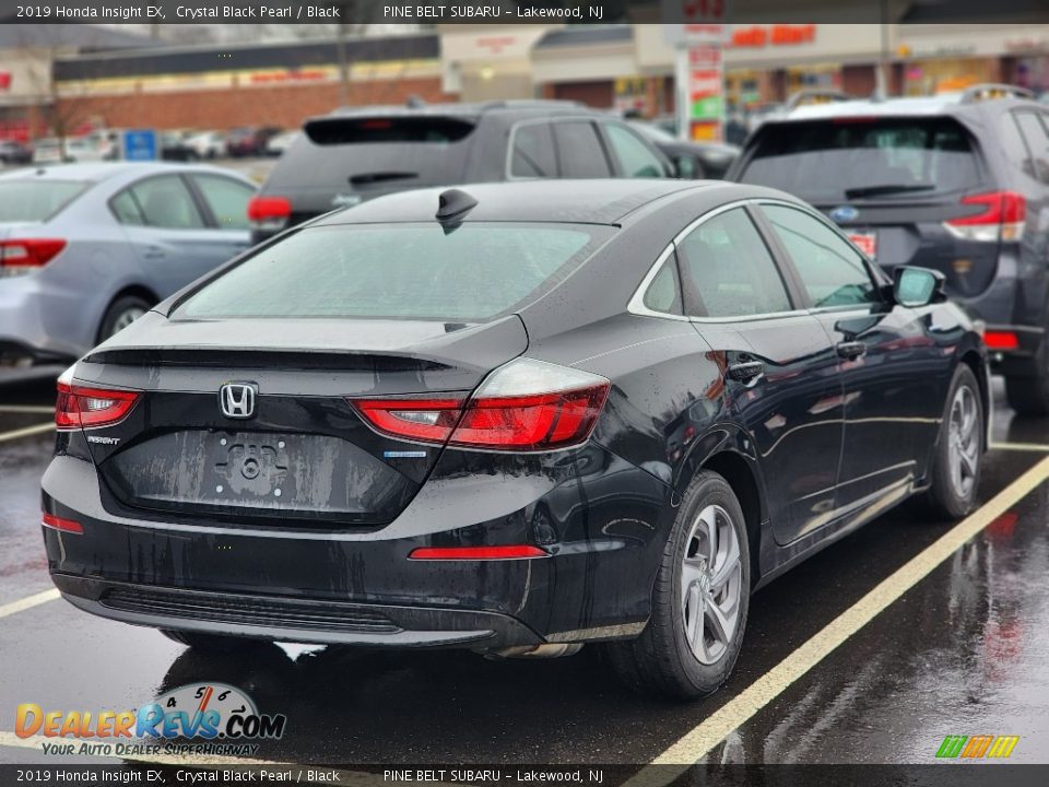 2019 Honda Insight EX Crystal Black Pearl / Black Photo #4