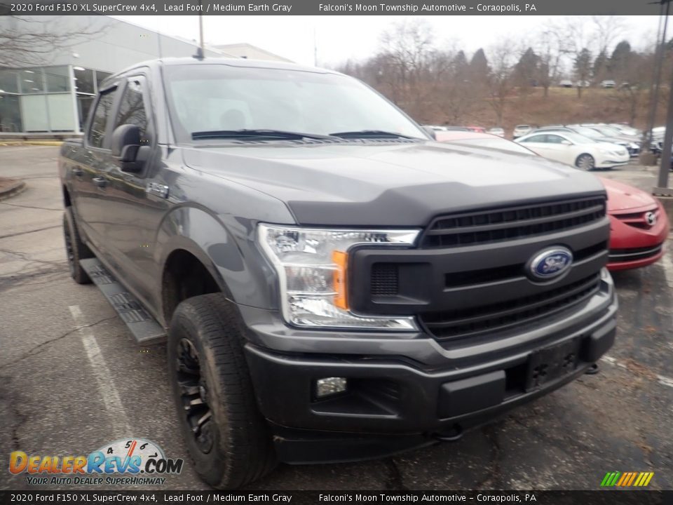 2020 Ford F150 XL SuperCrew 4x4 Lead Foot / Medium Earth Gray Photo #5