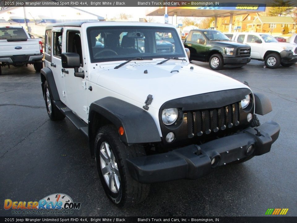 2015 Jeep Wrangler Unlimited Sport RHD 4x4 Bright White / Black Photo #5