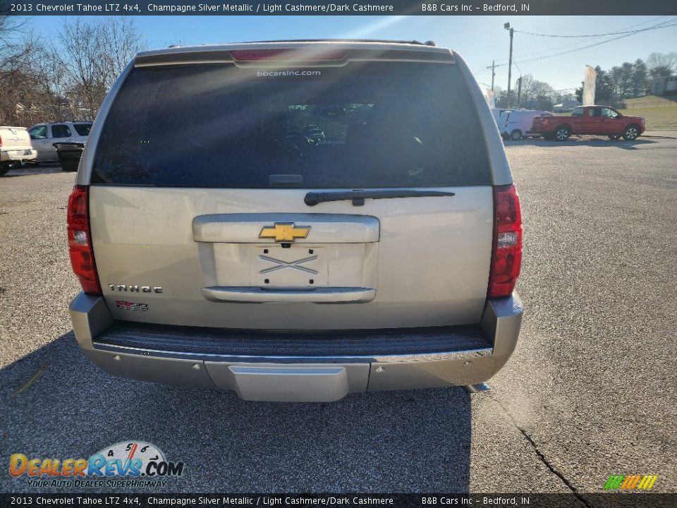 2013 Chevrolet Tahoe LTZ 4x4 Champagne Silver Metallic / Light Cashmere/Dark Cashmere Photo #5