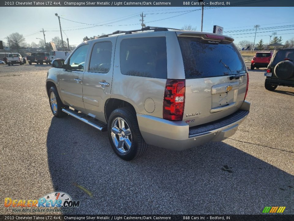 2013 Chevrolet Tahoe LTZ 4x4 Champagne Silver Metallic / Light Cashmere/Dark Cashmere Photo #6