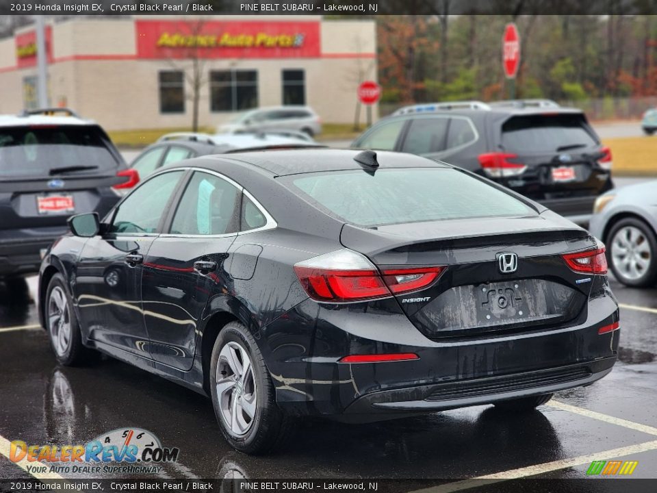 2019 Honda Insight EX Crystal Black Pearl / Black Photo #7