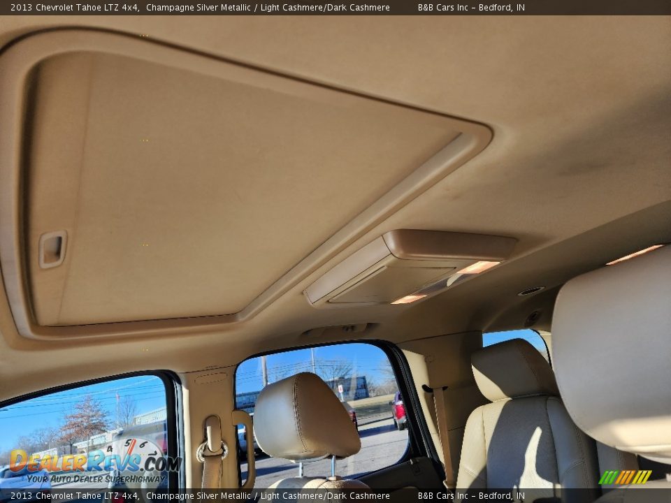 2013 Chevrolet Tahoe LTZ 4x4 Champagne Silver Metallic / Light Cashmere/Dark Cashmere Photo #12