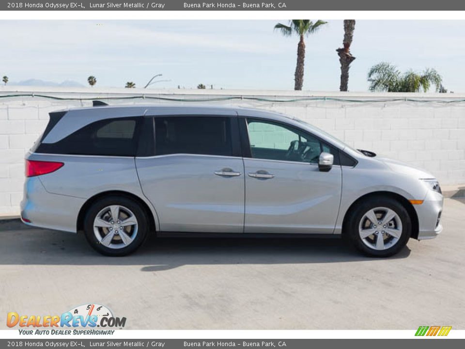 2018 Honda Odyssey EX-L Lunar Silver Metallic / Gray Photo #12