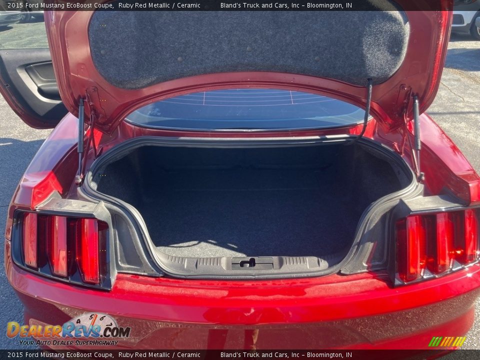 2015 Ford Mustang EcoBoost Coupe Ruby Red Metallic / Ceramic Photo #5